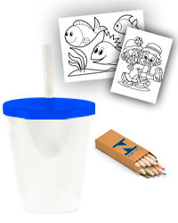 COPO PARA COLORIR COM TAMPA RETA