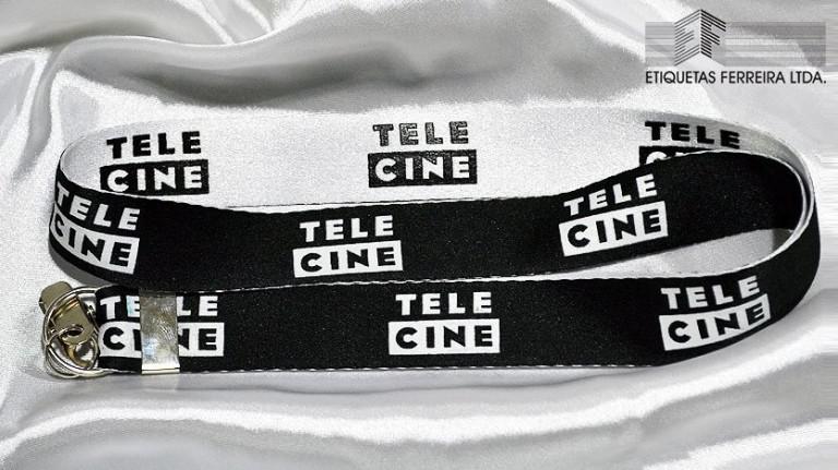 Cordão dupla face para crachá Personalizado
