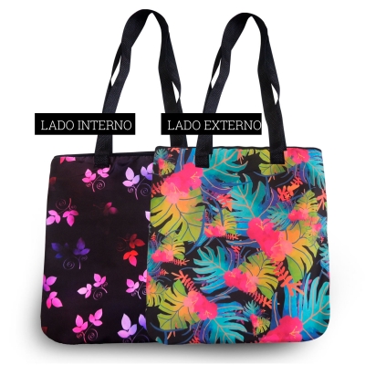 Bolsa Prática Reversível Personalizada