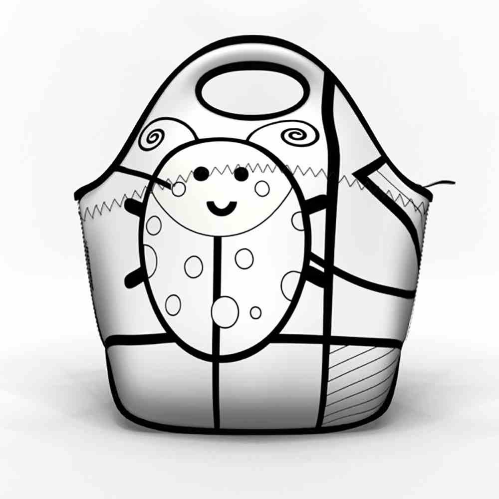 Lancheira para Colorir Personalizada