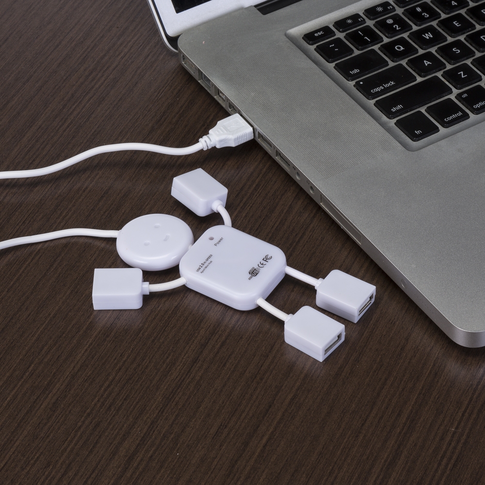 Hub Boneco com 4 Entradas USB Personalizado — foto 2