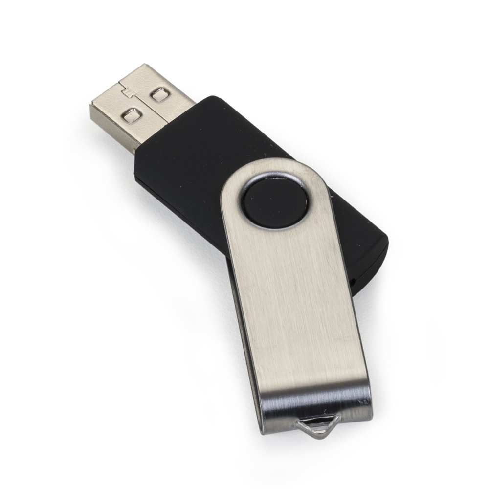 Pen Drive Giratório Metálico 8 GB Personalizado — foto 4
