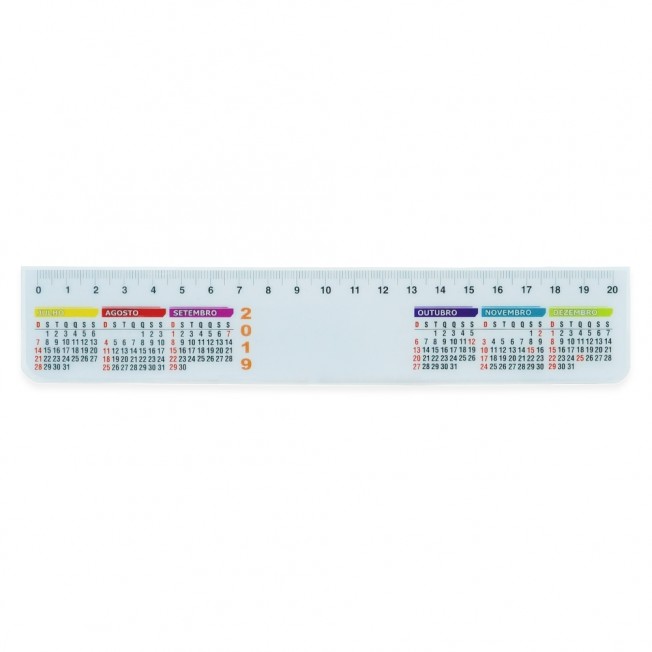 Régua Plástica 20cm Personalizado