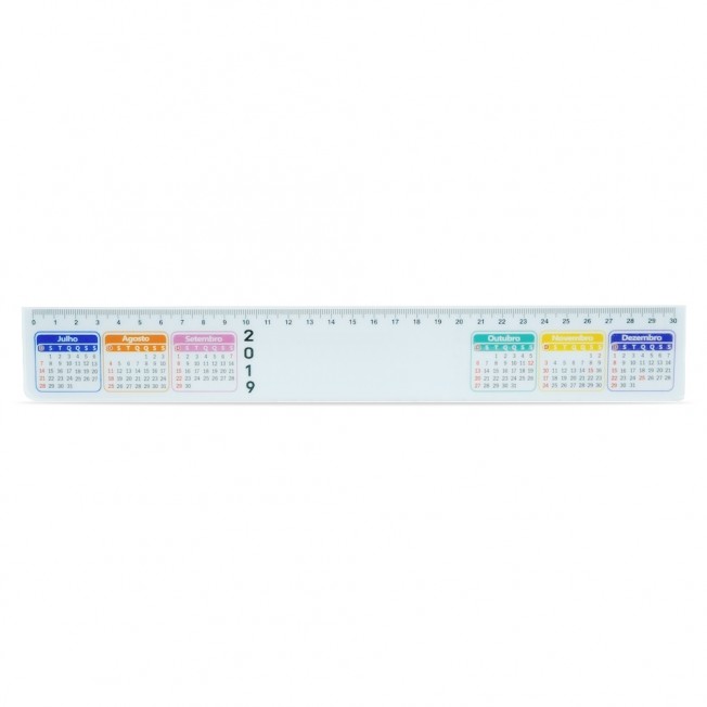 Régua Plástica 30cm Personalizada