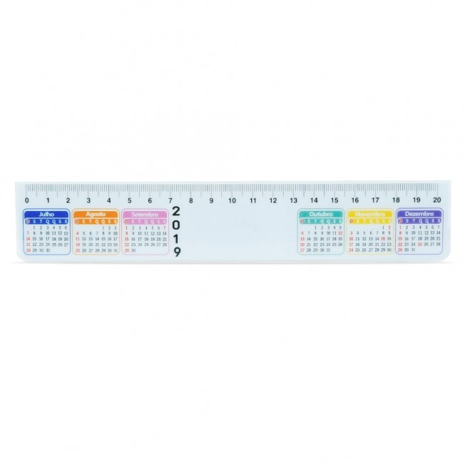 Régua Plástica 20cm Personalizada