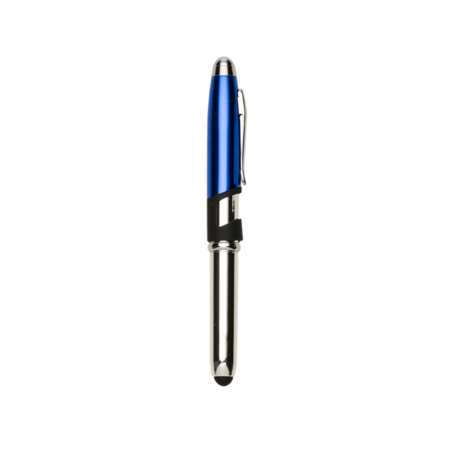 Mini Caneta Semi-Metal Touch com Suporte Personalizada