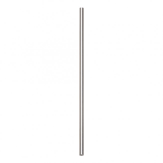 Canudo Reto 200mm Inox Personalizado