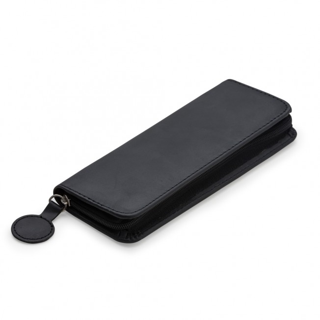 Estojo Couro para 2 Canetas Personalizado