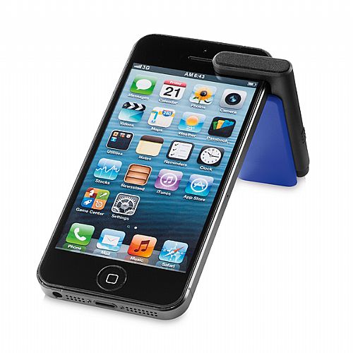 Suporte com limpador de tela personalizado para celulares