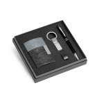 Kit de porta cartões, chaveiro e esferográfica Personalizado