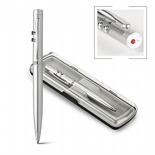 Caneta Laser personalizada - LED (Com estojo)