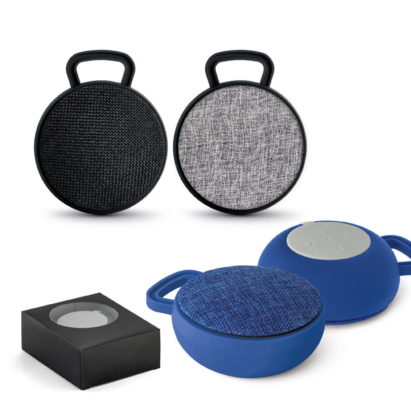Caixa de som com microfone Personalizada