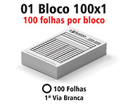 Blocos E Talões 100 Folhas Ap 90g