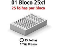 Blocos E Talões 25 Folhas Ap 90g