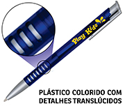 Canetas Empresarial Impressão 1 Cor Plásticas