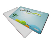 Cartões Fidelidade Plástico Compacto 50g Plástico Compacto 50g