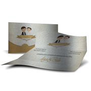Convites Realeza Silver Lux 300g