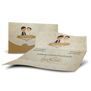 Convites Realeza Reciclato 250g