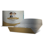 Convites Tradicional Silver Lux 300g