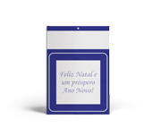 Folhinhas 2020 Base Padrão Mini Comercial Duplex 250g