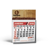 Folhinhas 2020 Cabeçalho Com Miolo Duo Design 250g