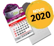 ímãs De Geladeira Corte Especial Com Calendário 2020 Couchê 250g