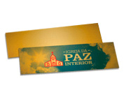 Marcador De Página Papéis Especiais Gold Master 300g