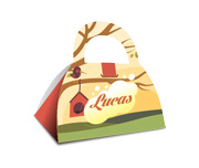 Bolsa Para Lembrancinhas Couchê 275g