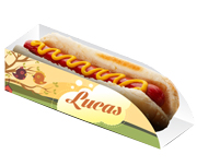 Produtos Para Festa Embalagem Para Cachorro Quente Couchê 257g