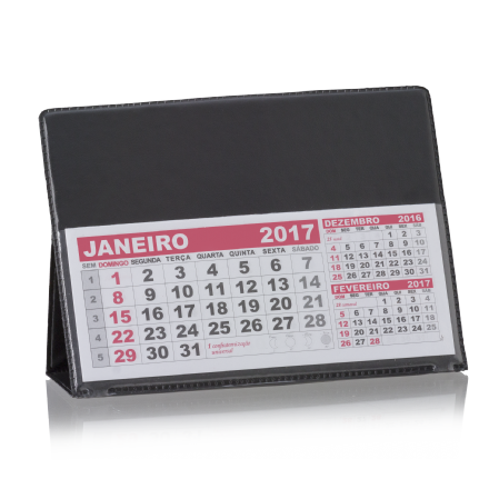 Calendário de mesa personalizado