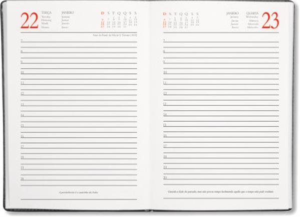 Agenda Padrão Diária Almofadada — foto 3