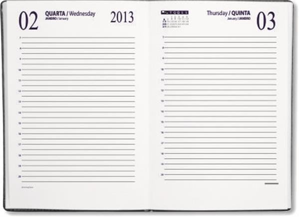 Agenda Padrão Diária Almofadada Clean — foto 3
