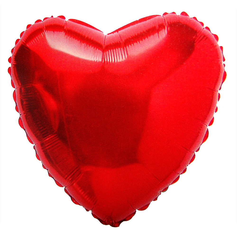 Balão personalizado metalizado Coração