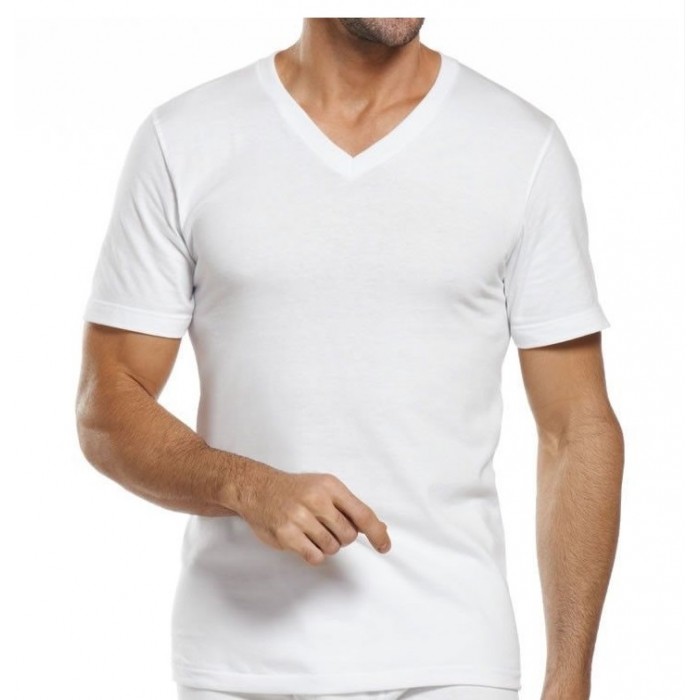 Camisa personalizada básica gola V (masculina)