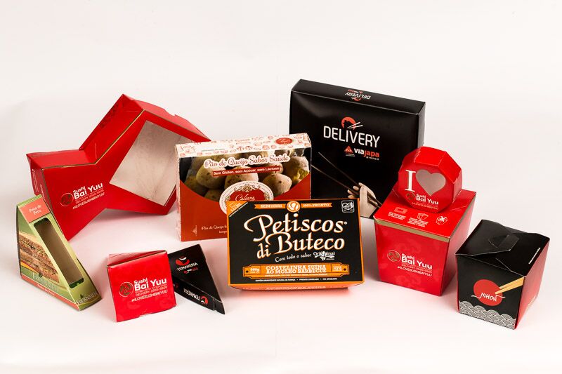 Caixas de alimento personalizadas