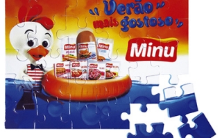 Jogo quebra cabeça personalizado