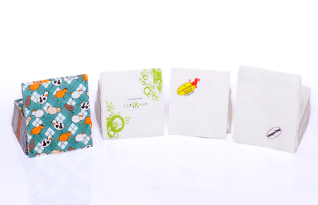 Guardanapos de papel personalizados