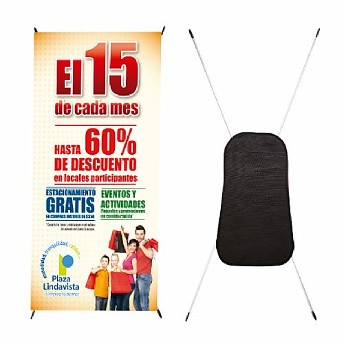 Mochila banner personalizada