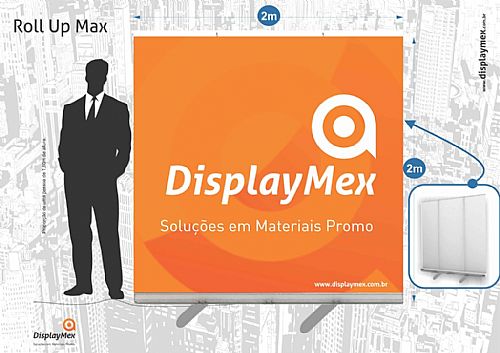 Roll up banner max personalizado