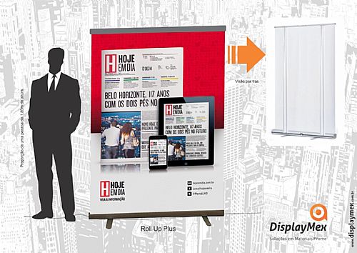 Roll up banner plus personalizado