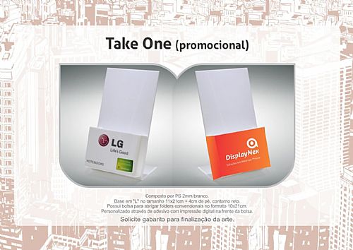 Take one promocional personalizado