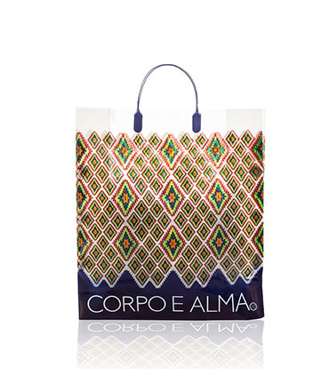 Sacola plástica alça pino