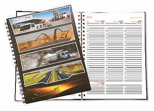 Agenda semanal executiva wire-o cromia