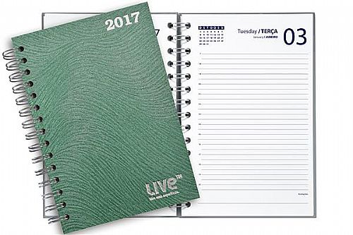 AGENDA diaria clean wire-o percalux