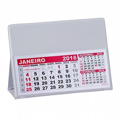 Calendario de mesa PVC grande
