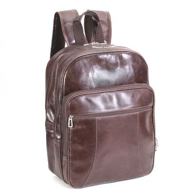 Mochila de couro sem rodinha