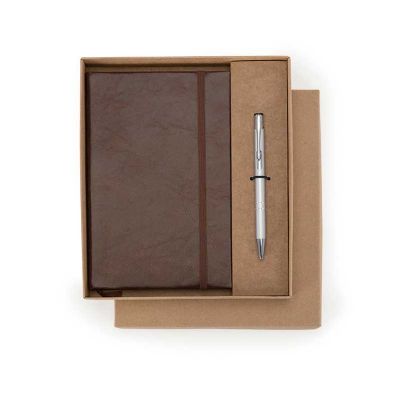 Kit notepad de couro