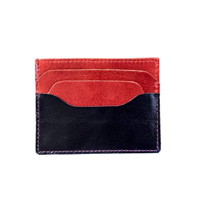 Porta-cartão em couro(3 cartões)