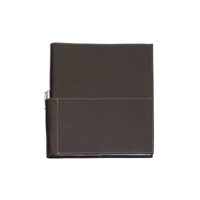 Capa de caderno em couro
