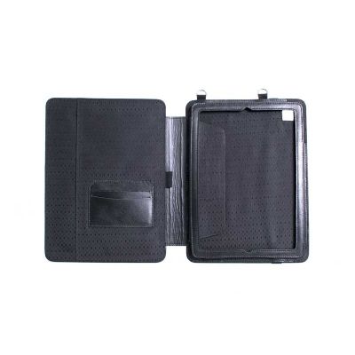 Porta Ipad III em couro preto